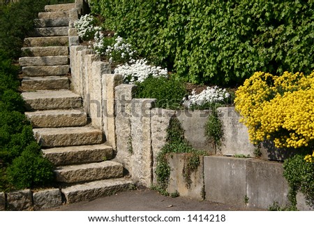 garden steps design on Garden Stairs Stock Photo 1414218   Shutterstock