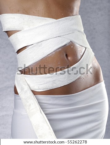 Cast bandages slimming treatment