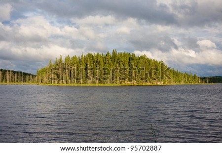 Summer Lake. Finland