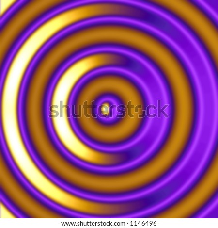 gold and purple circular swirl