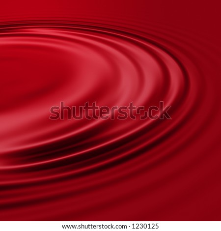 Red wine ripples in a deep burgundy color, almost oxblood or candy-apple red.