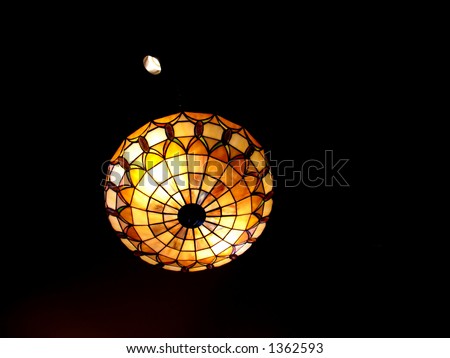restaurant lighting - from below