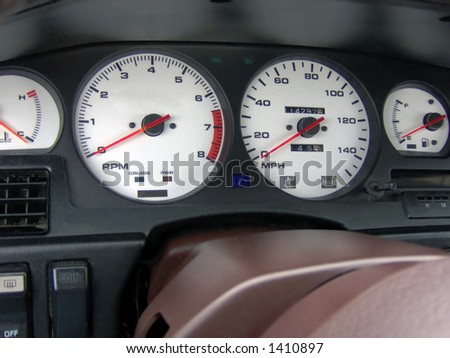 This is the custom indiglo gauge cluster
