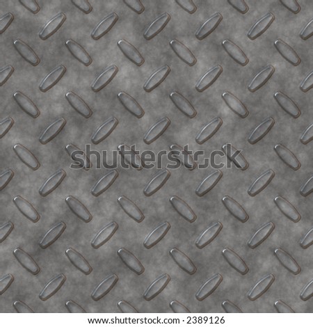 Steel diamond plate pattern - you can tile this seamlessly to fit whatever size you need, high res or web res.