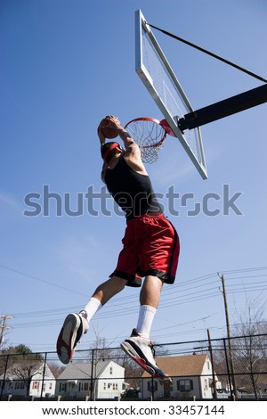 cartoon basketball clipart. Basketball+player+dunking+