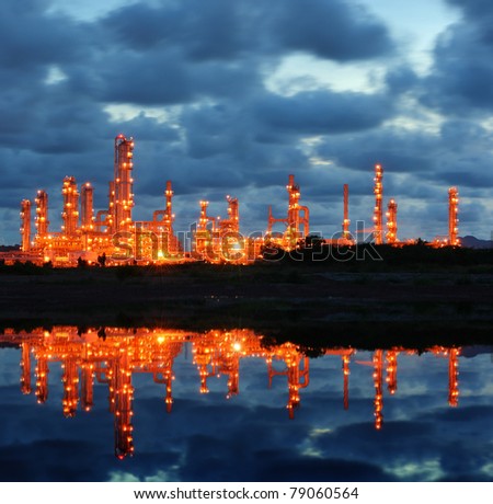 Reflection  of petrochemical industry