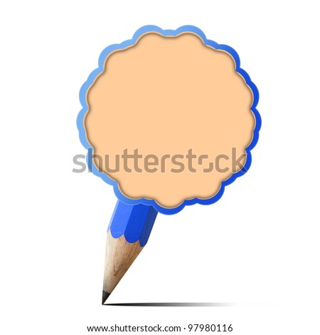 blue pencil icon