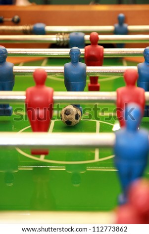old football (soccer) table game
