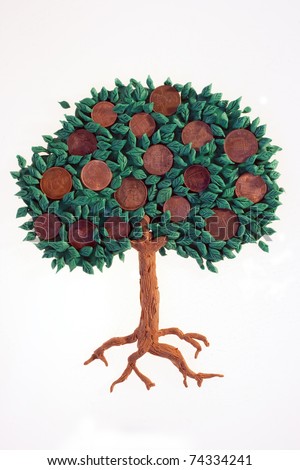 Plasticine Trees