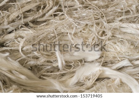 MINERAL SERIES: Natural asbestos fibres.