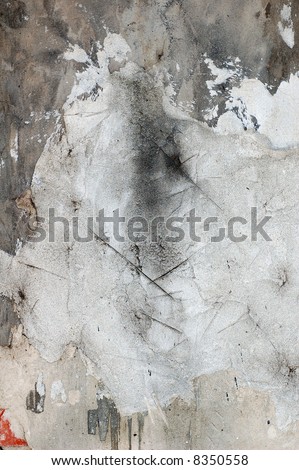 grunge wall in a very bad condition
