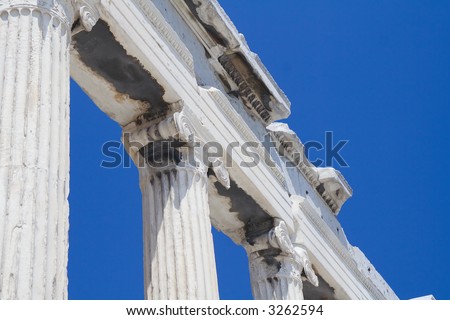 Ancient Greek Columns - Ionic tops