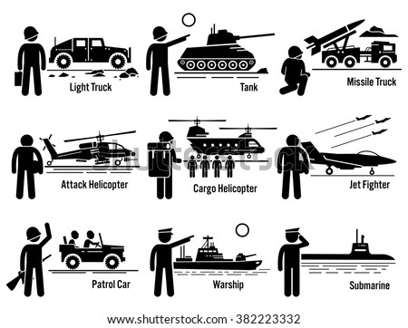 Military Vehicles Army Soldier Transportation Set