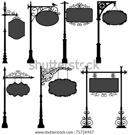 signage poles