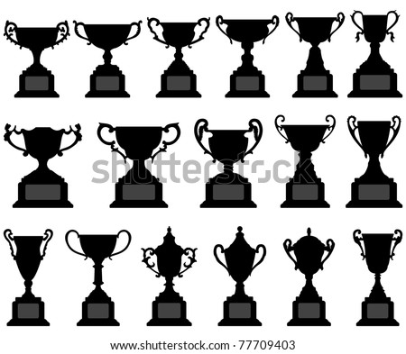 Trophy Clipart Black