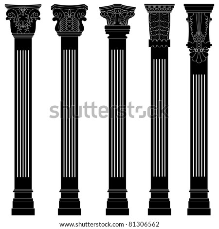 pillar column antique ancient old roman greek architecture