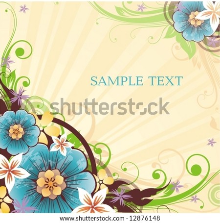 spring flower wallpaper. text and spring flowers