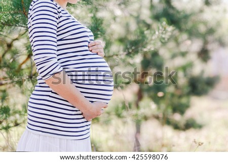 Pregnancy, maternity and new family concept