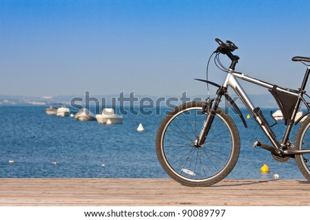 bicycle  tourism concept