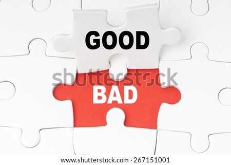 Good and Bad Sign On Puzzle