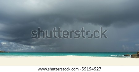 storm in the ocean