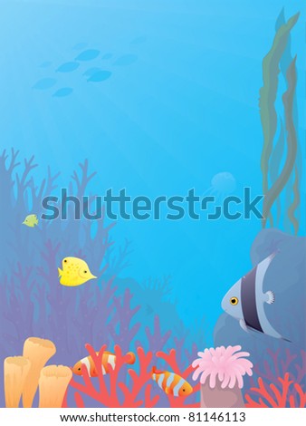 an underwater scene