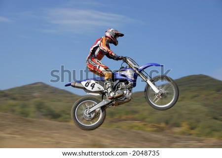 Moto Cross high jump