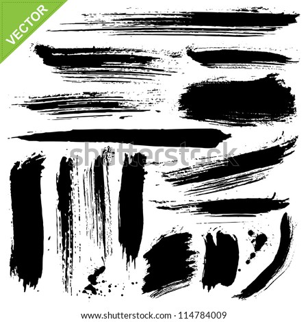 12 Free High Res Dry Brush Stroke Photoshop Brushes