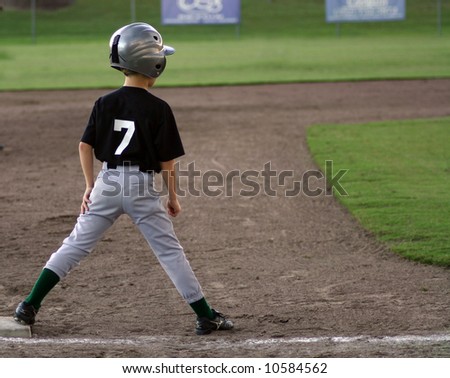 Player on third base heading for home