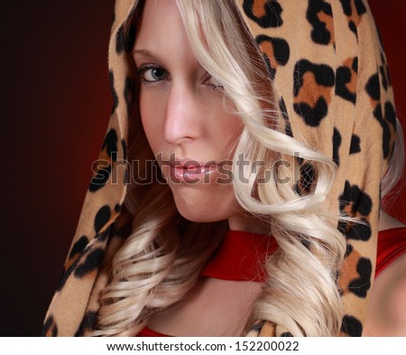 portrait of a young woman wearing scarf