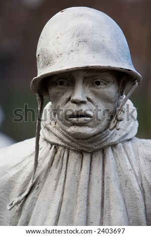 Korean War Memorial Soldier