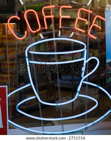 Neon Coffee Sign