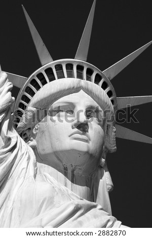 statue of liberty face drawing. the statue of liberty face. of