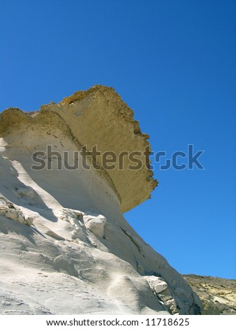Limestone hills in coast of sister island of Malta Gozo