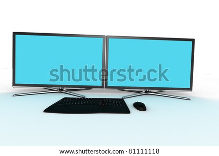 desktop computer with lcd