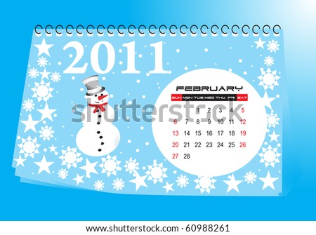 calendar february 2011. calendar February 2011