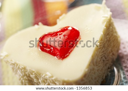 macro white sponge-cake