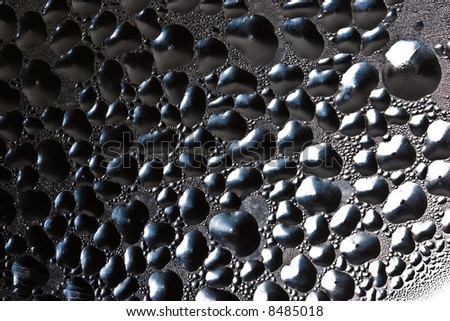 steam condensate,background of water drops on glass