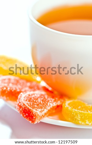 food series: fruit jelly  end cup of tea