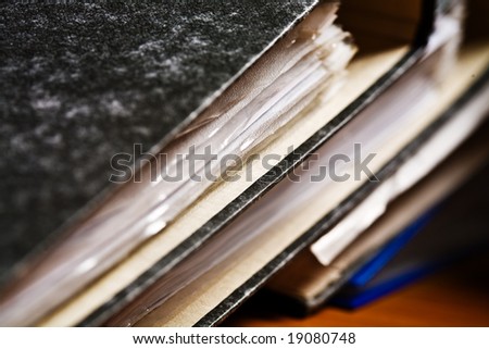 business object: macro picture of document case