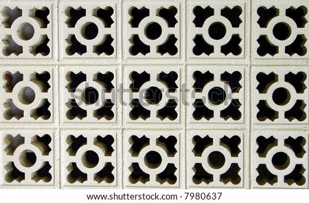 Traditional ventilation holes pattern for Asia\'s tropical hot climate