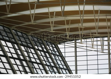 energy-efficient roof architecture of Shanghai Airport