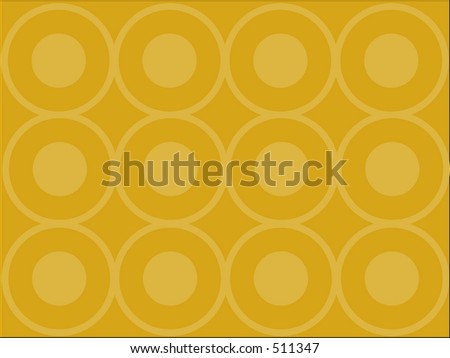 Orange vector background with circles