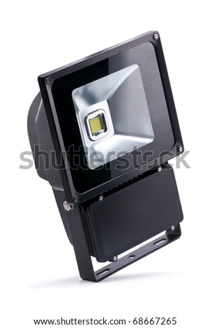 Led projector; lamp; object on white background