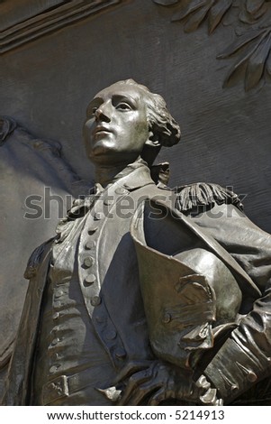 Bas-Relief of Lafayette in Prospect Park, Brooklyn
