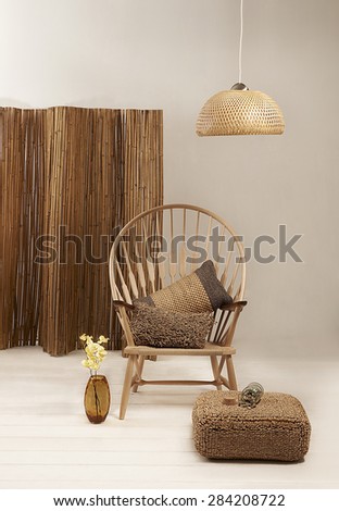 natural bamboo furniture objects