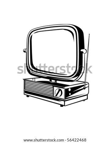clip art tv. TV 2 - Retro Clip Art