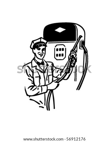 gas pump clip art. stock vector : Gas Station