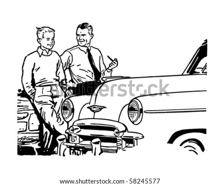 stock vector : Father And Son
