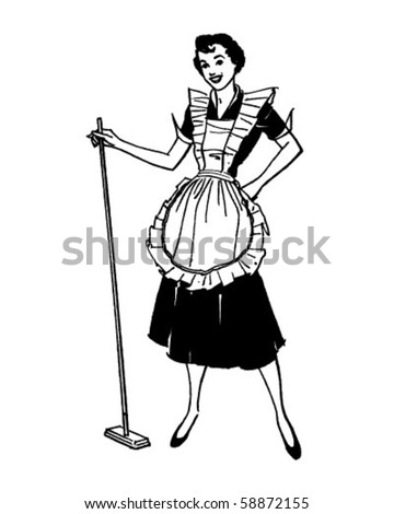 Vintage Housewife Clipart